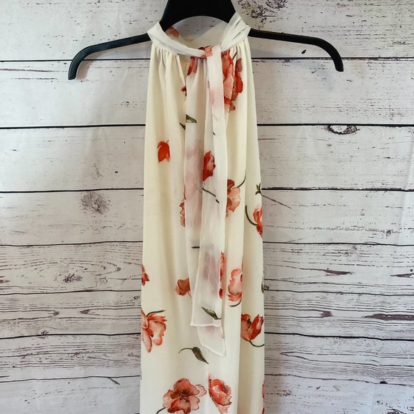 Haute Hippie morrison flowing flowers tie shift dress - Picture 10 of 12